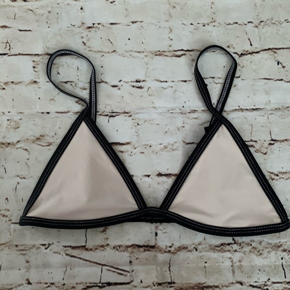 Tavik Other - Tavik JETT triangle top Tapioca/black bikini top